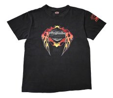 画像1: 00s Used Harley-Davidson Print Tee made in USA (1)