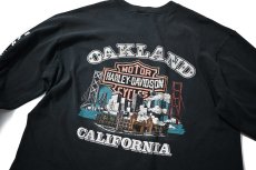 画像7: 90s Used Harley-Davidson L/S Print Tee made in USA (7)