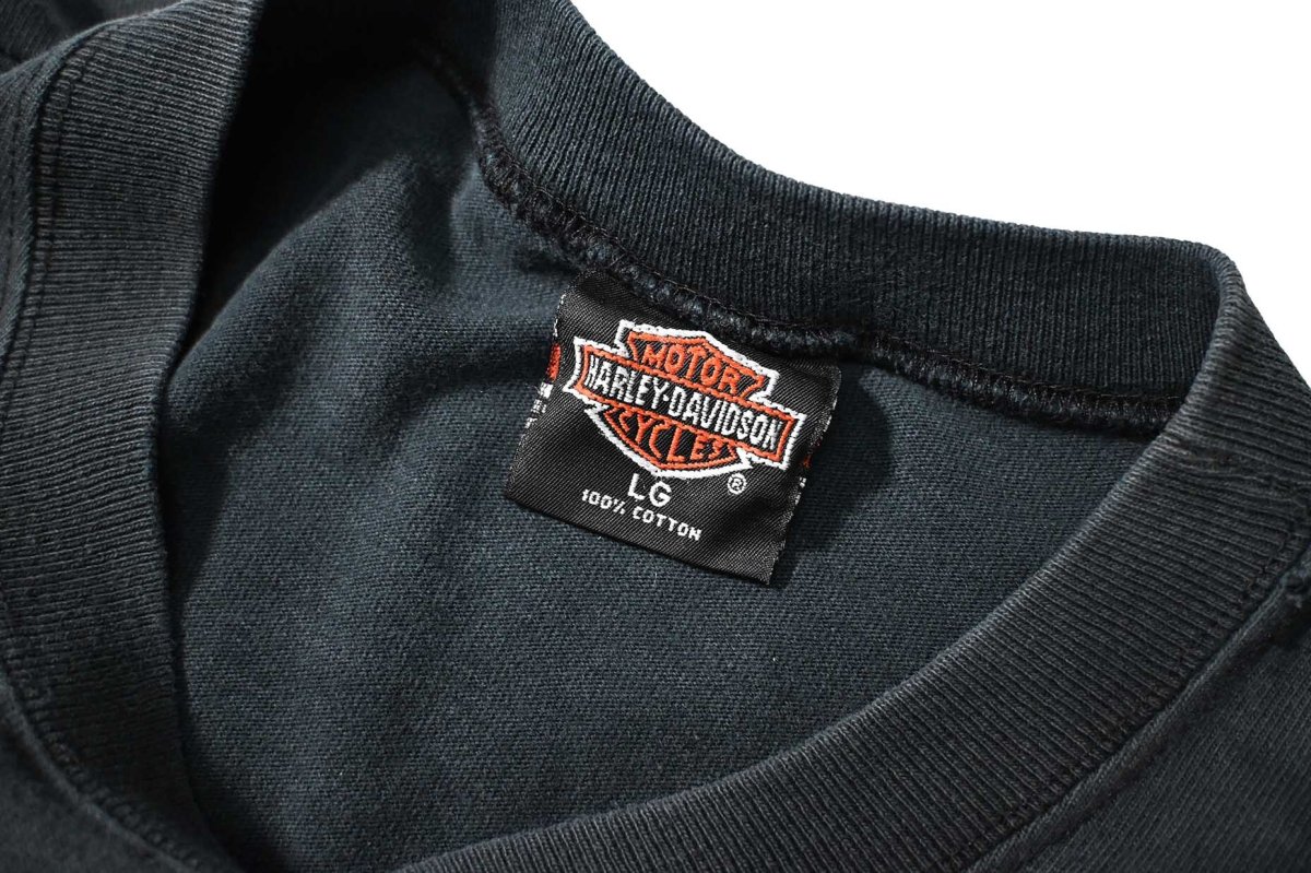 画像6: 90s Used Harley-Davidson L/S Print Tee made in USA (6)