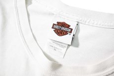 画像6: 00s Used Harley-Davidson L/S Print Pocket Tee made in USA (6)