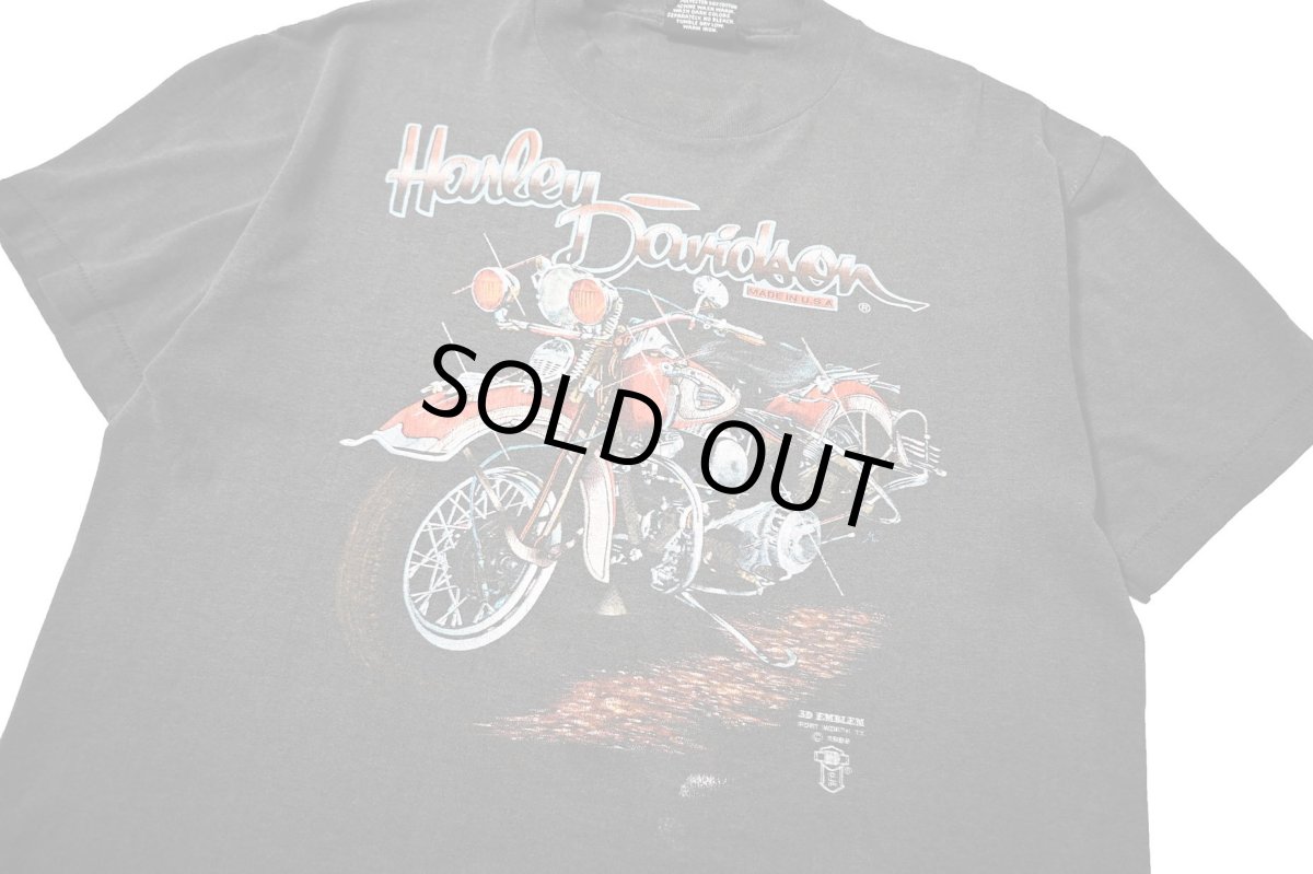 画像2: 80s Used Harley-Davidson Print Tee made in USA (2)