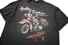 画像2: 80s Used Harley-Davidson Print Tee made in USA (2)