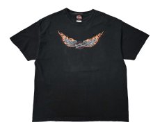画像1: 00s Used Harley-Davidson Print Tee made in USA (1)