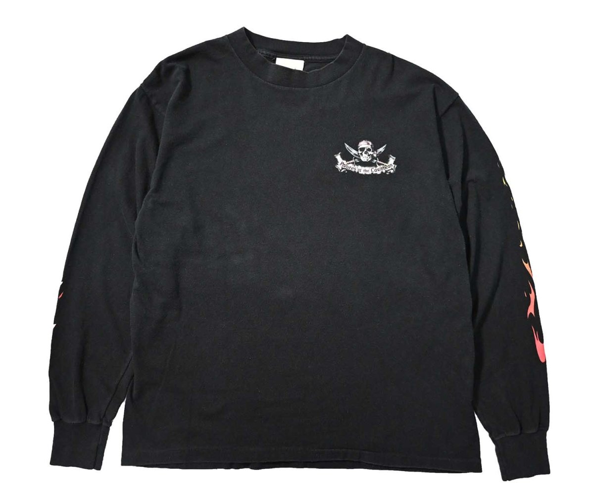 画像1: 90s Used Disney L/S Print Tee made in USA (1)
