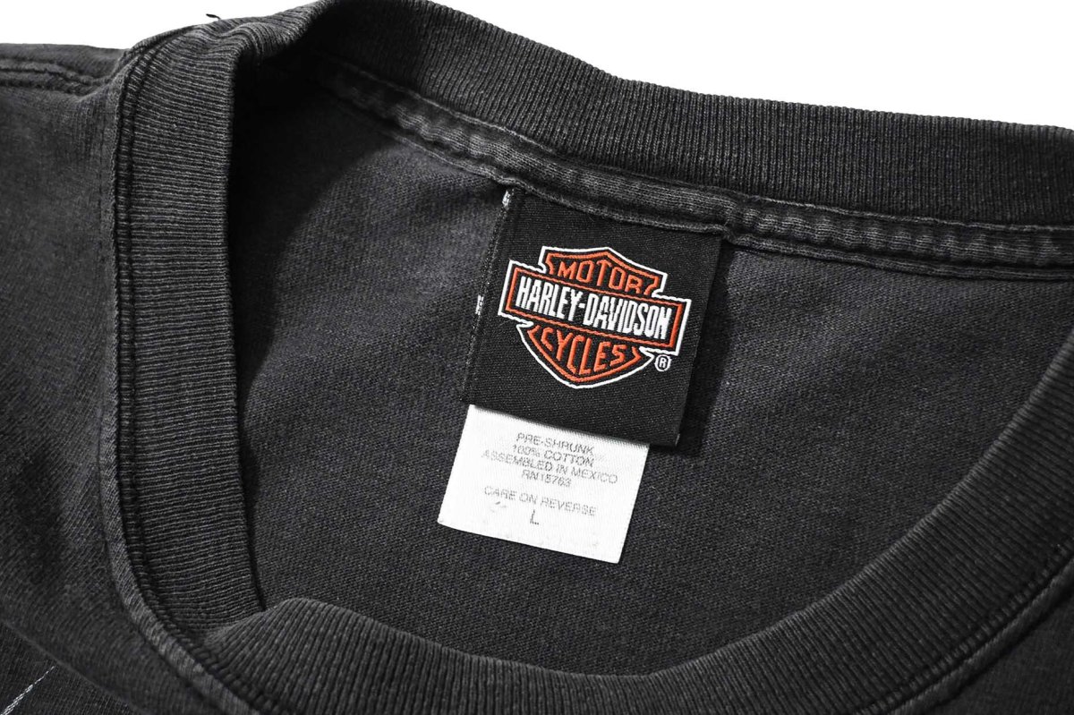 画像4: 00s Used Harley-Davidson Print Tee (4)