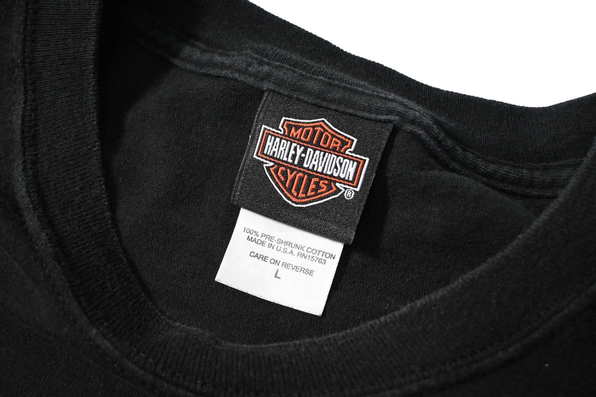 画像4: 00s Used Harley-Davidson Print Tee made in USA (4)