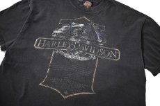 画像2: 90s Used Harley-Davidson Print Tee made in USA (2)