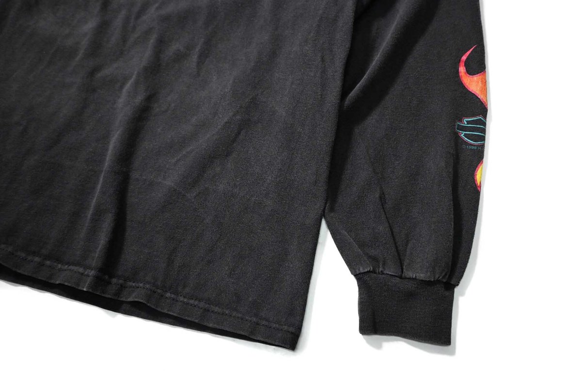 画像3: 90s Used Harley-Davidson L/S Print Tee (3)