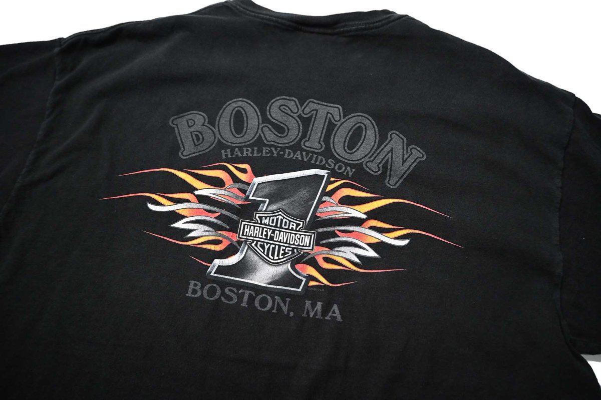 画像4: 00s Used Harley-Davidson Print Tee made in USA (4)