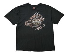 画像1: 00s Used Harley-Davidson Print Tee made in USA (1)