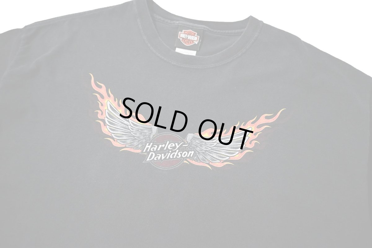 画像2: 00s Used Harley-Davidson Print Tee made in USA (2)