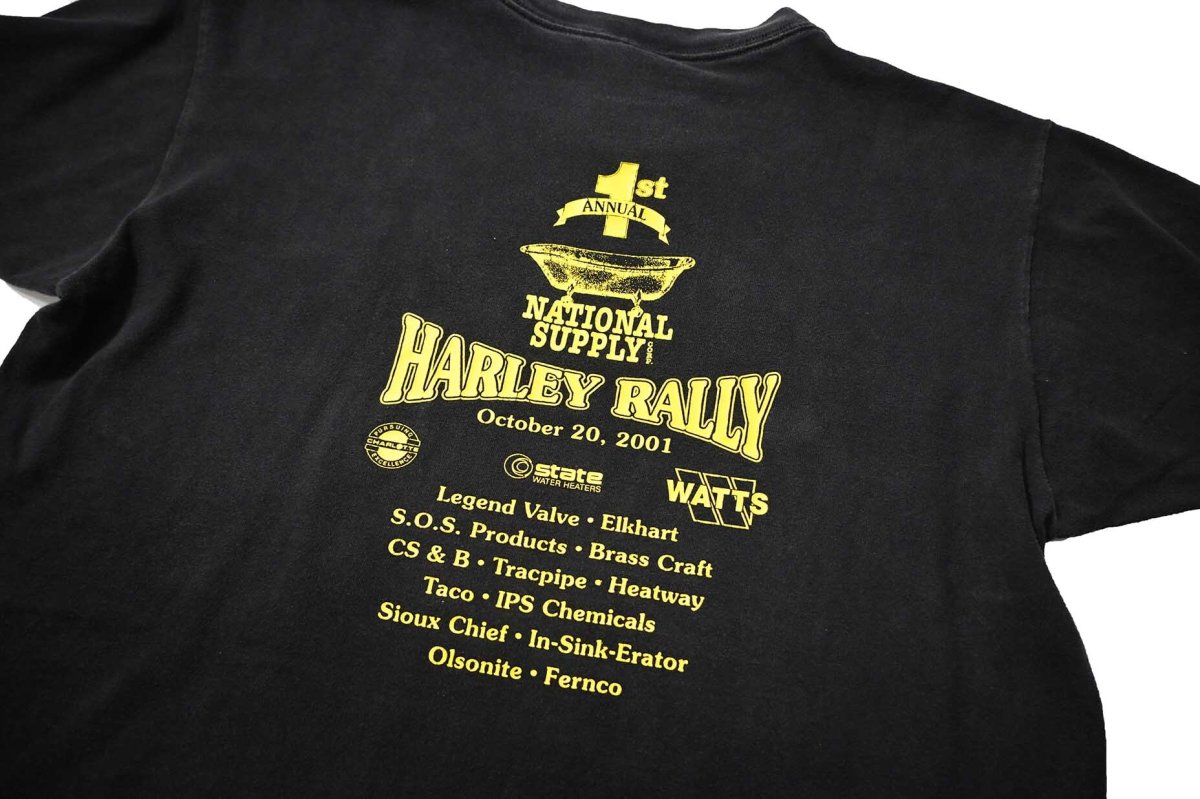 画像6: 00s Used Harley-Davidson Print Tee made in USA (6)