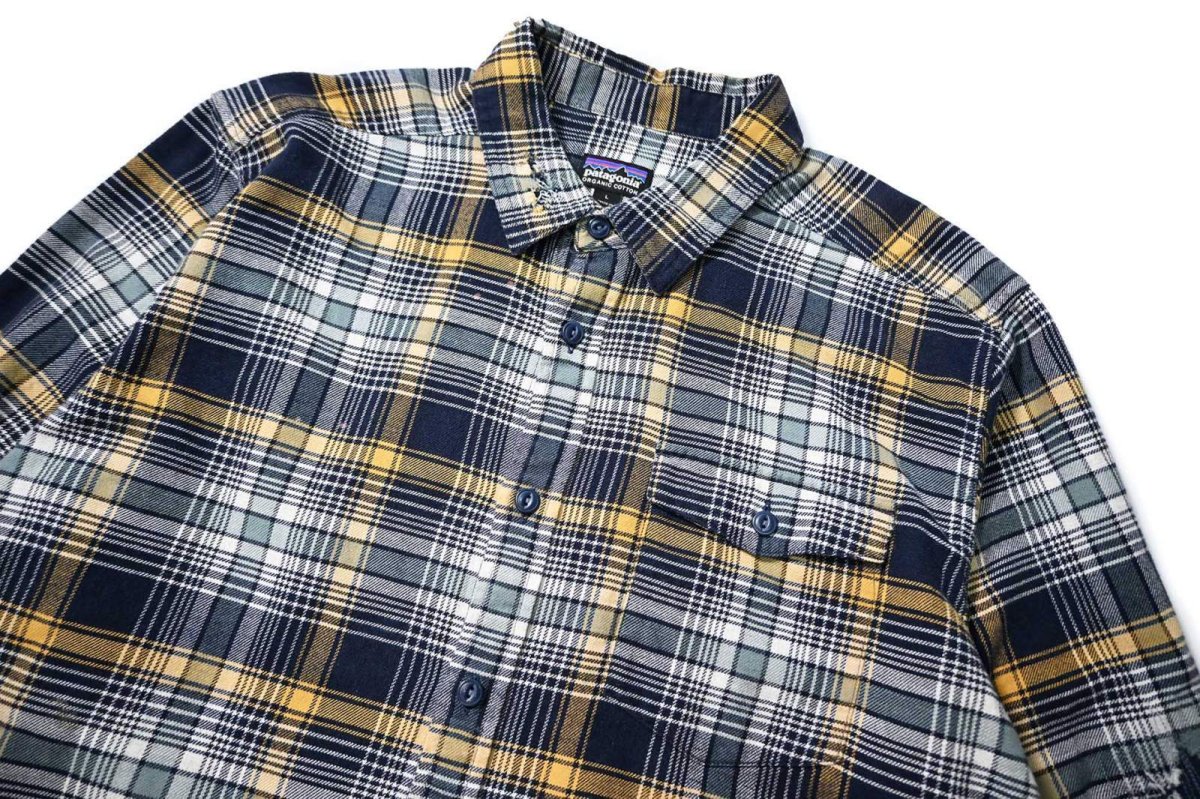 画像2: 18' Used patagonia Customized Lightweight Fjord Flannel Shirt (2)