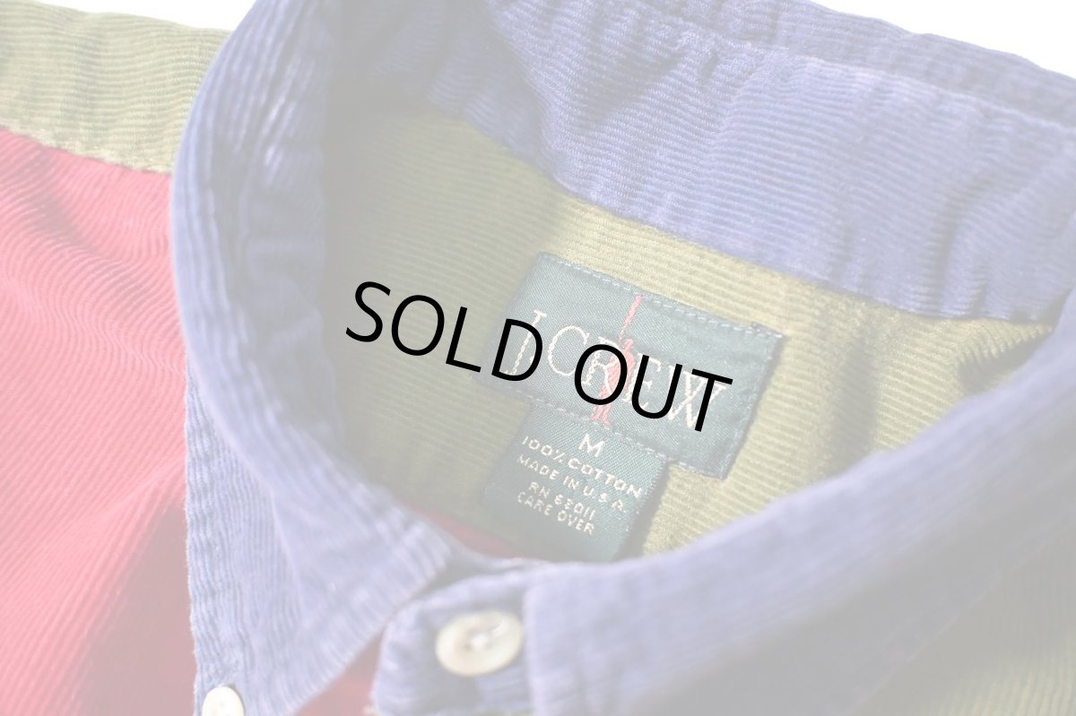 画像5: 90s Used J.Crew Corduroy B/D Shirt made in USA (5)