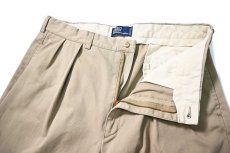 画像5: 90-00s Used Polo Ralph Lauren Pleated Chino Trouser Khaki ラルフローレン (5)