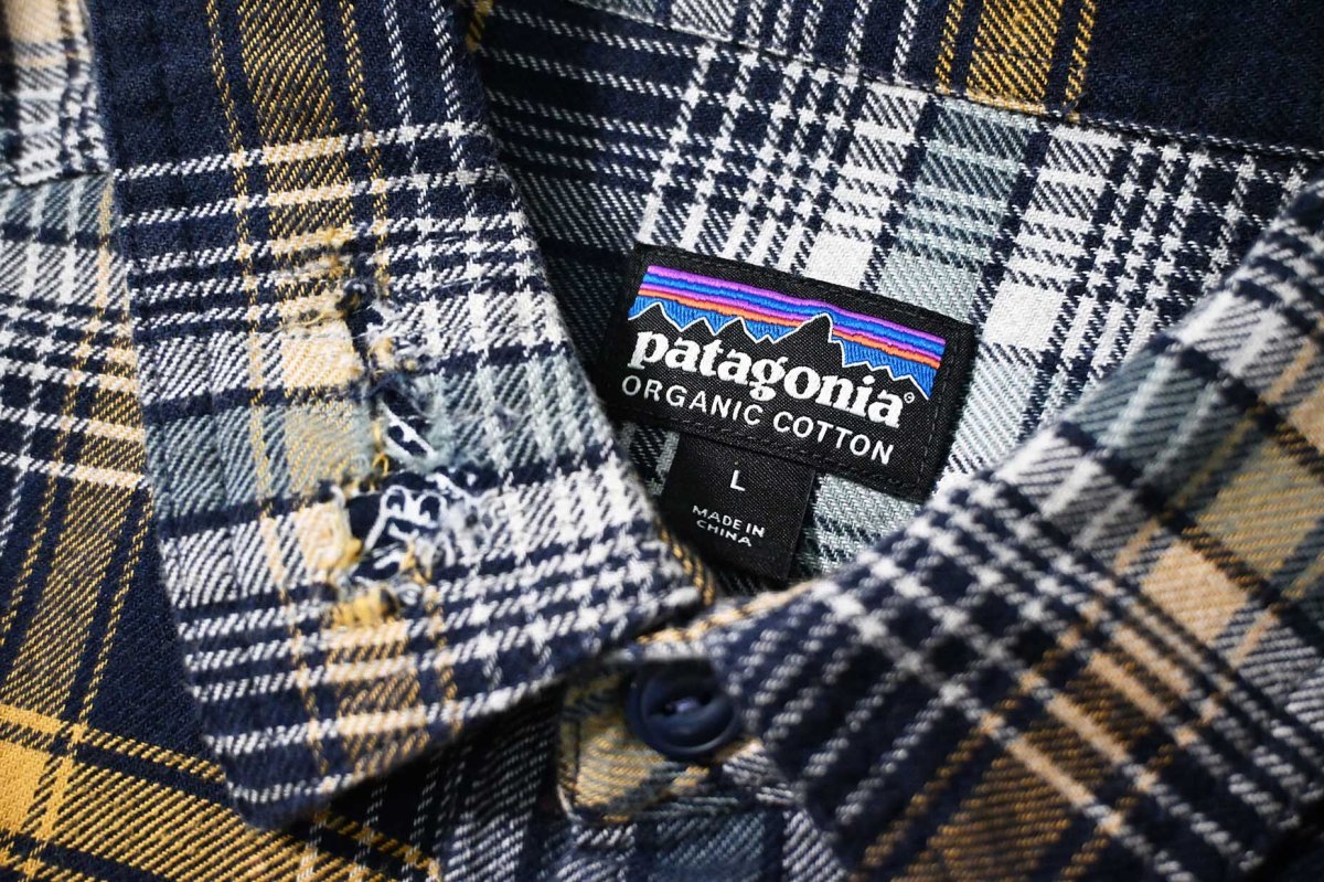 画像6: 18' Used patagonia Customized Lightweight Fjord Flannel Shirt (6)