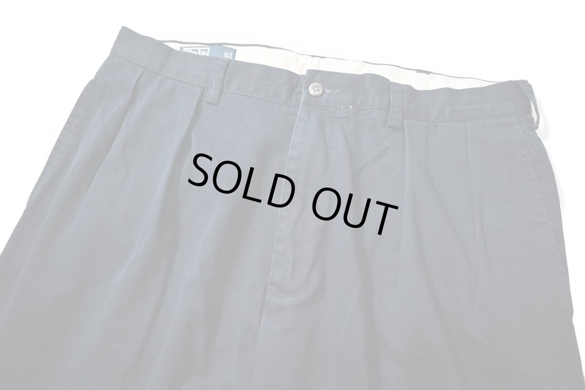 画像2: 90-00s Used Polo Ralph Lauren Andrew Trouser Navy ラルフローレン (2)