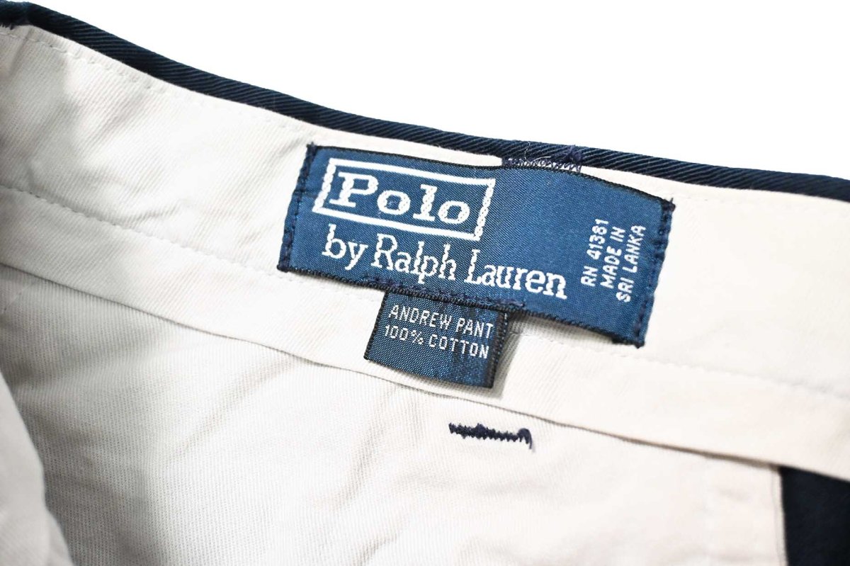 画像6: 90-00s Used Polo Ralph Lauren Andrew Trouser Navy ラルフローレン (6)