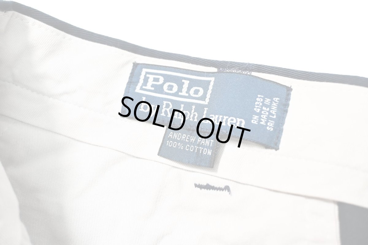 画像6: 90-00s Used Polo Ralph Lauren Andrew Trouser Navy ラルフローレン (6)