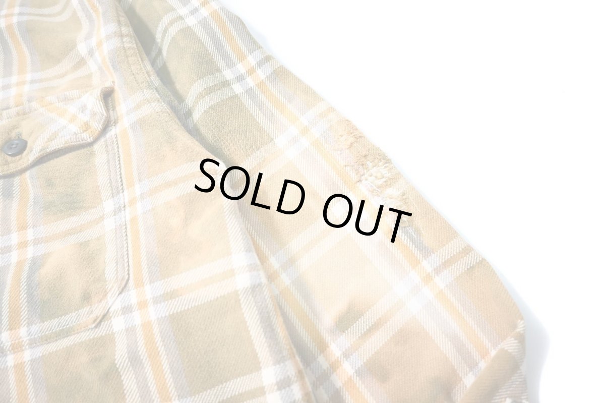 画像4: 11' Used patagonia Customized Fjord Flannel Shirt (4)