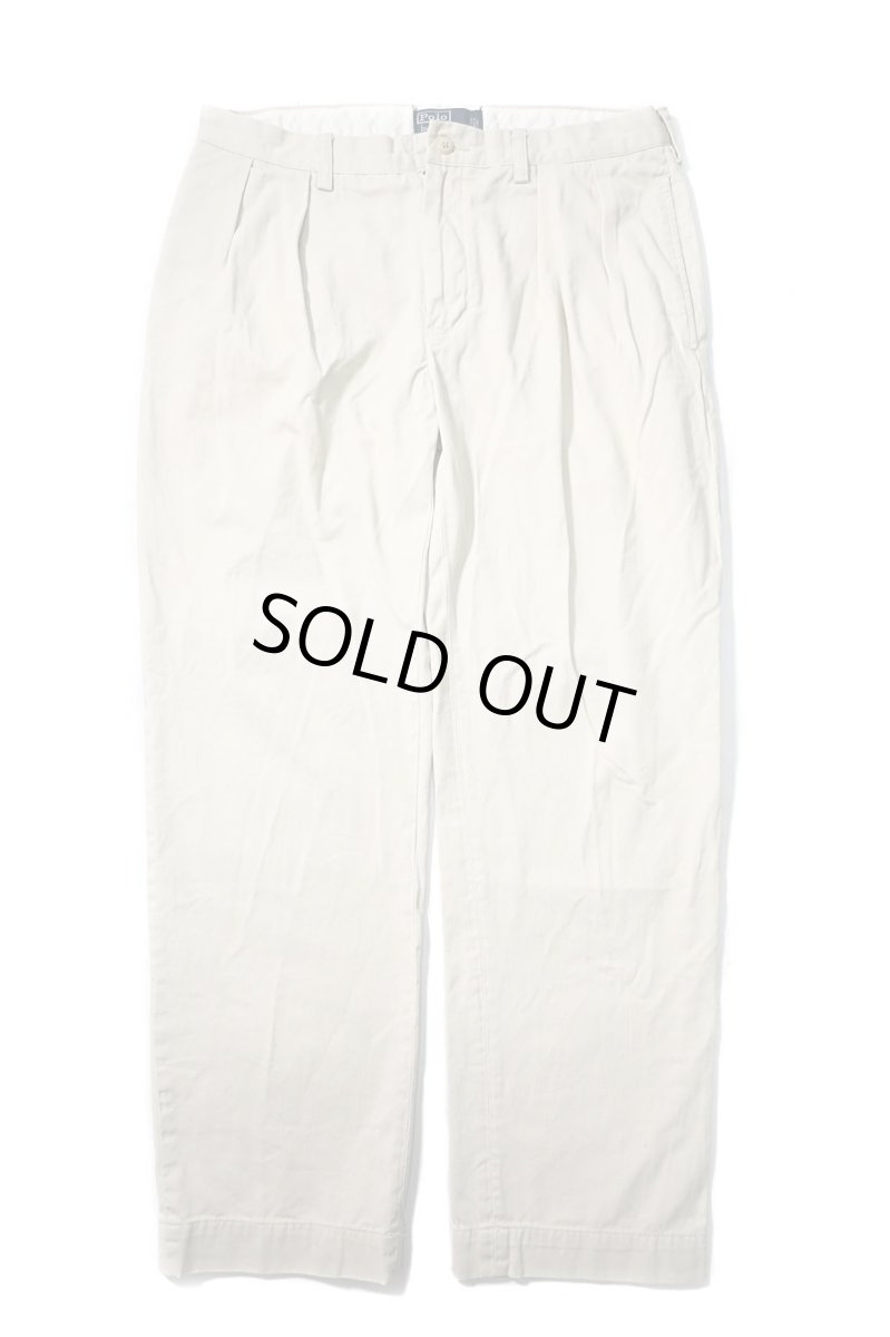 画像1: 90-00s Used Polo Ralph Lauren Ethan Trouser Khaki ラルフローレン (1)