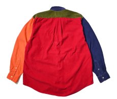 画像2: 90s Used J.Crew Corduroy B/D Shirt made in USA (2)