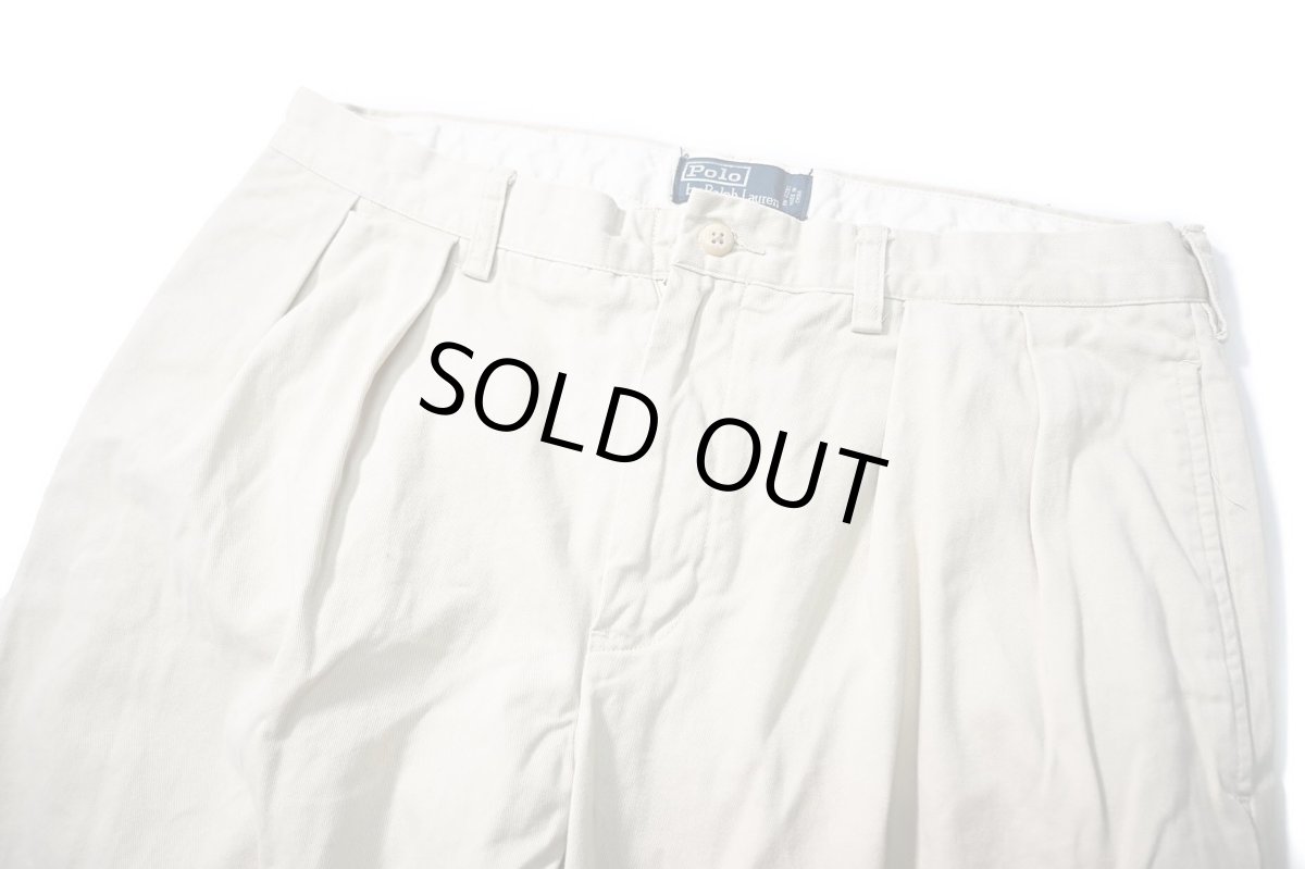 画像2: 90-00s Used Polo Ralph Lauren Ethan Trouser Khaki ラルフローレン (2)