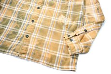 画像3: 11' Used patagonia Customized Fjord Flannel Shirt (3)