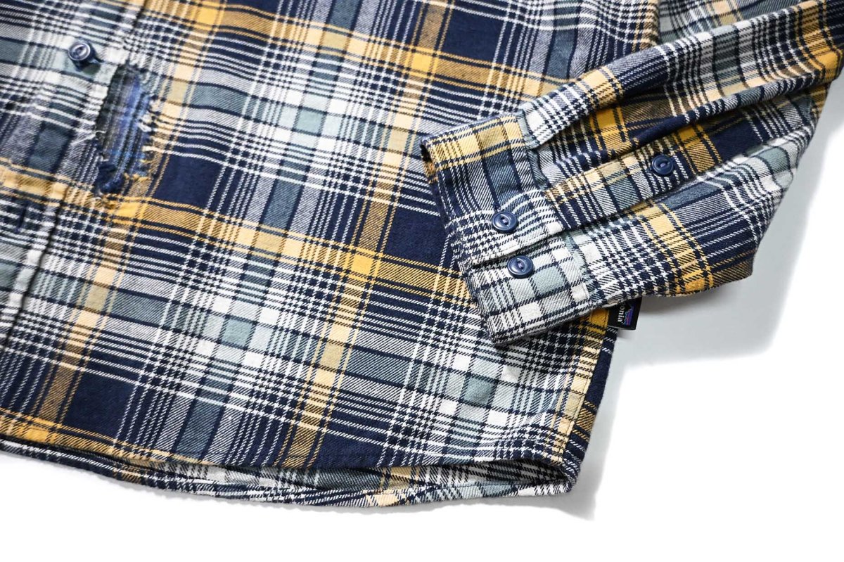画像3: 18' Used patagonia Customized Lightweight Fjord Flannel Shirt (3)