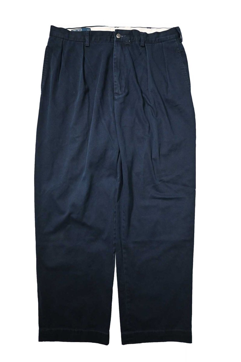 画像1: 90-00s Used Polo Ralph Lauren Andrew Trouser Navy ラルフローレン (1)