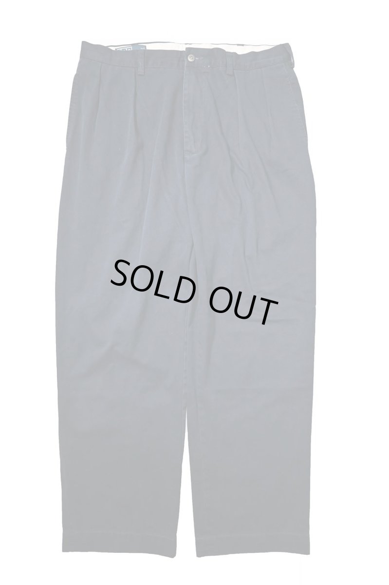 画像1: 90-00s Used Polo Ralph Lauren Andrew Trouser Navy ラルフローレン (1)