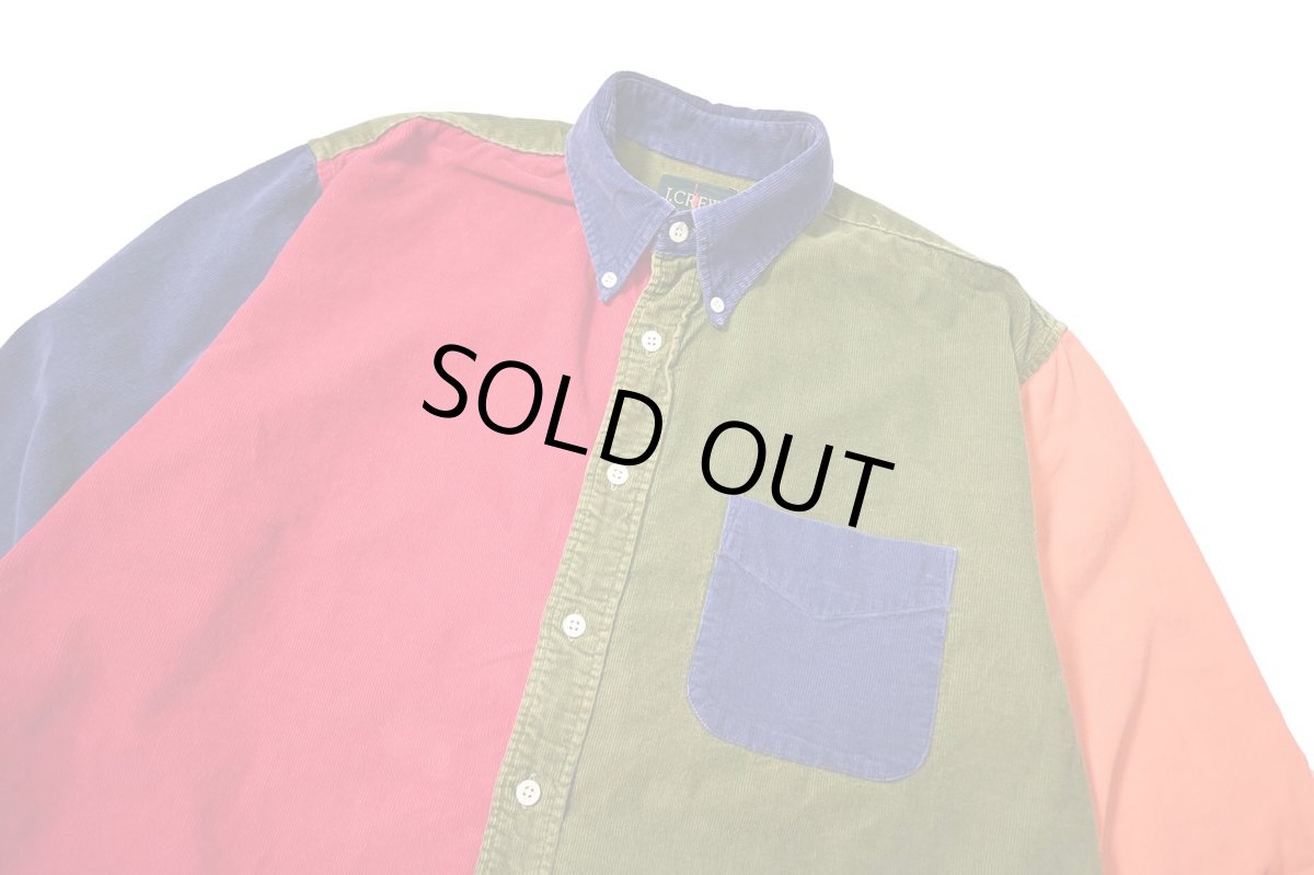 画像3: 90s Used J.Crew Corduroy B/D Shirt made in USA (3)