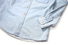 画像3: 90s Used Lands' End Denim B/D Shirt (3)