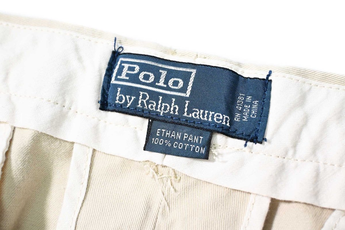 画像6: 90-00s Used Polo Ralph Lauren Ethan Trouser Khaki ラルフローレン (6)
