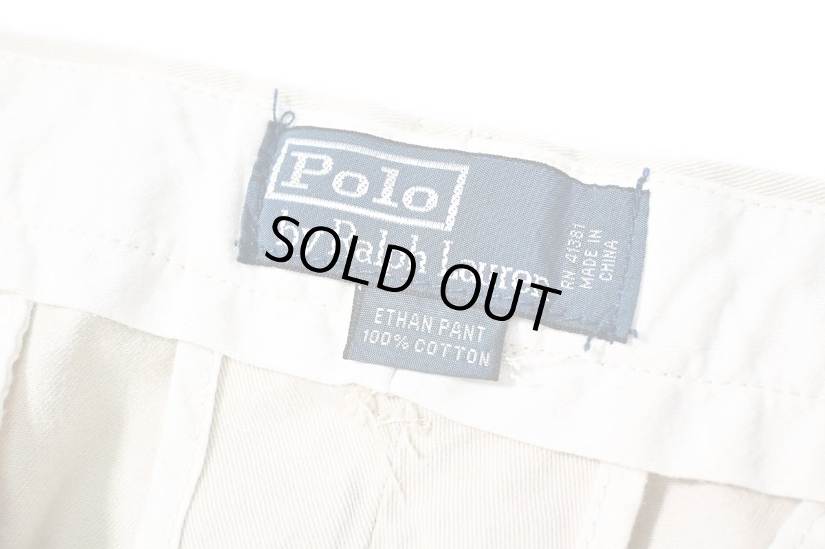 画像6: 90-00s Used Polo Ralph Lauren Ethan Trouser Khaki ラルフローレン (6)