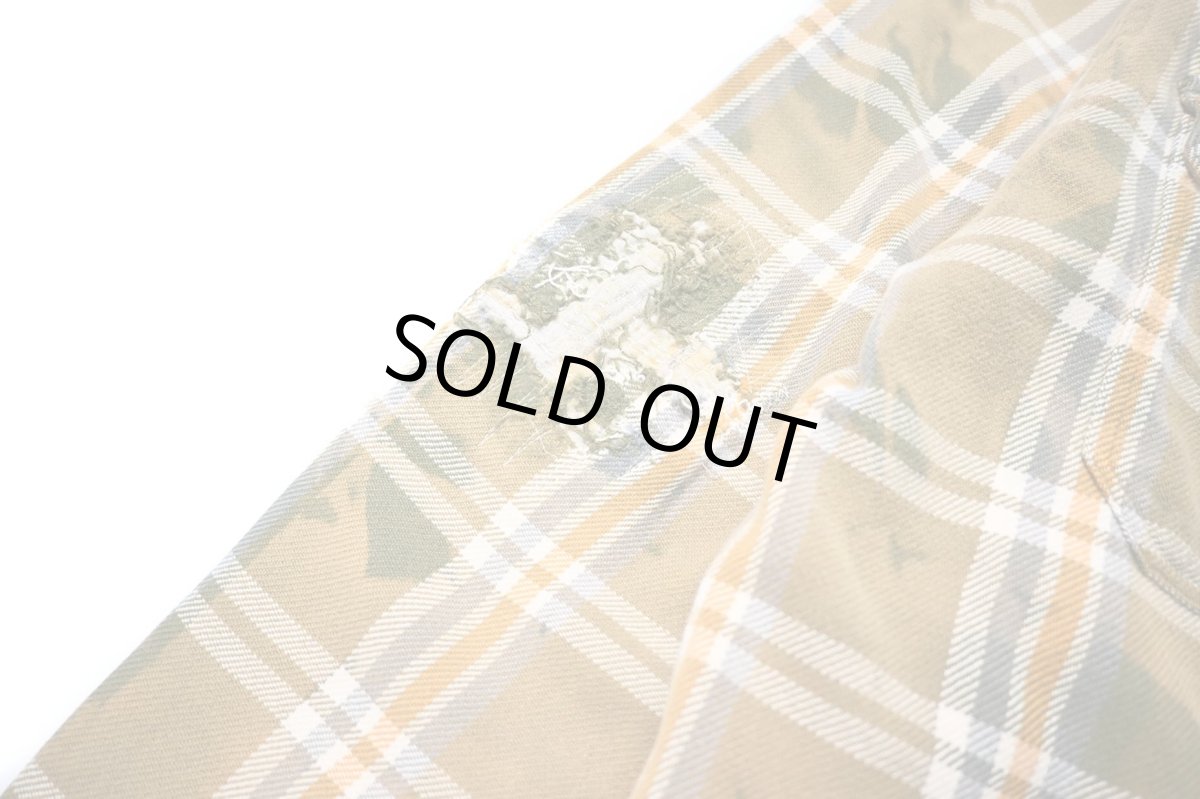 画像5: 11' Used patagonia Customized Fjord Flannel Shirt (5)