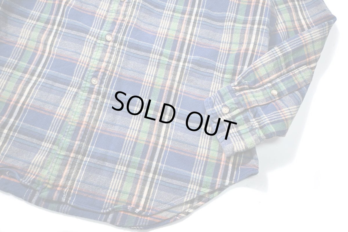 画像3: 90-00s Used Ralph Lauren Flannel B/D Shirt (3)
