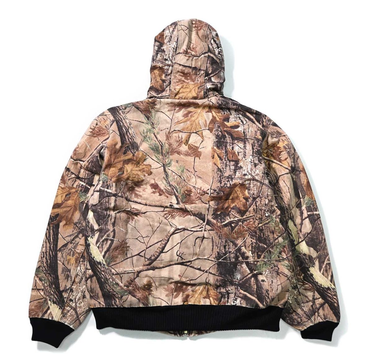 画像2: 10' Used Carhartt Quilted Flannel Lined Active Jacket Realtree (2)