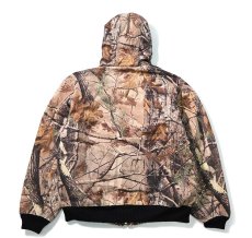 画像2: 10' Used Carhartt Quilted Flannel Lined Active Jacket Realtree (2)