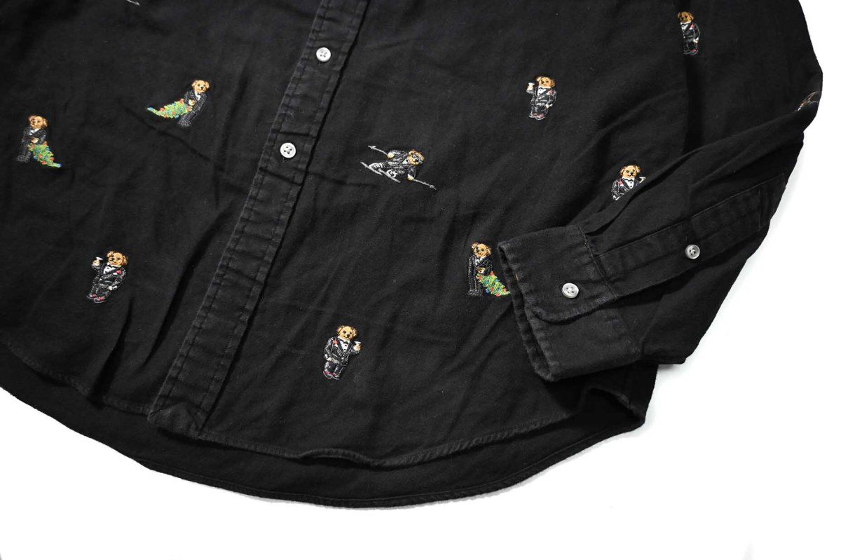 画像3: Used Ralph Lauren Light Flannel B/D Shirt (3)