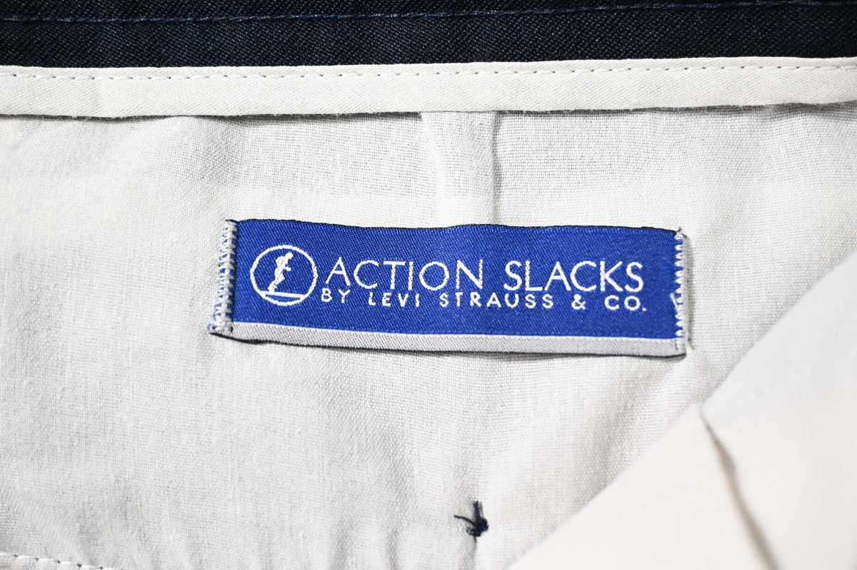 画像6: 00s Used Levi's Action Slacks Navy (6)