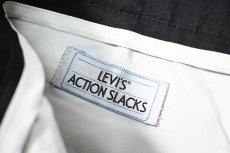 画像6: 90s Used Levi's Action Slacks Black (6)