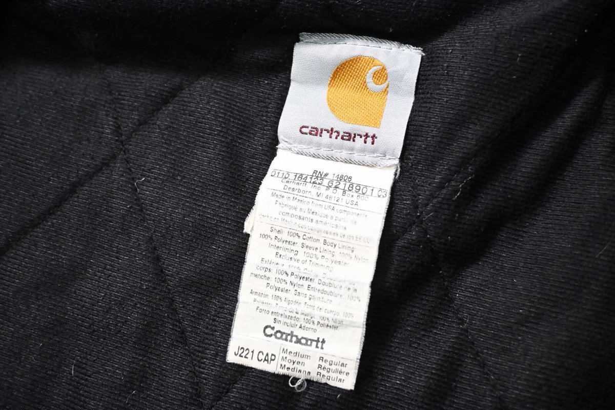 画像6: 10' Used Carhartt Quilted Flannel Lined Active Jacket Realtree (6)