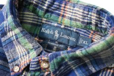 画像4: 90-00s Used Ralph Lauren Flannel B/D Shirt (4)