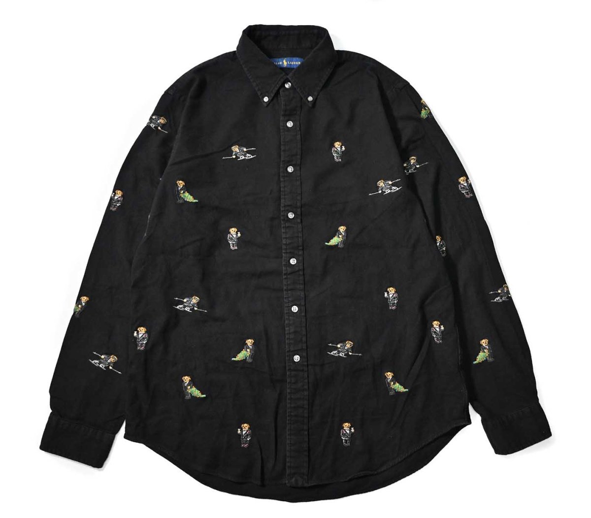画像1: Used Ralph Lauren Light Flannel B/D Shirt (1)