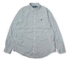 画像1: 90-00s Used Ralph Lauren Stripe B/D Shirt (1)
