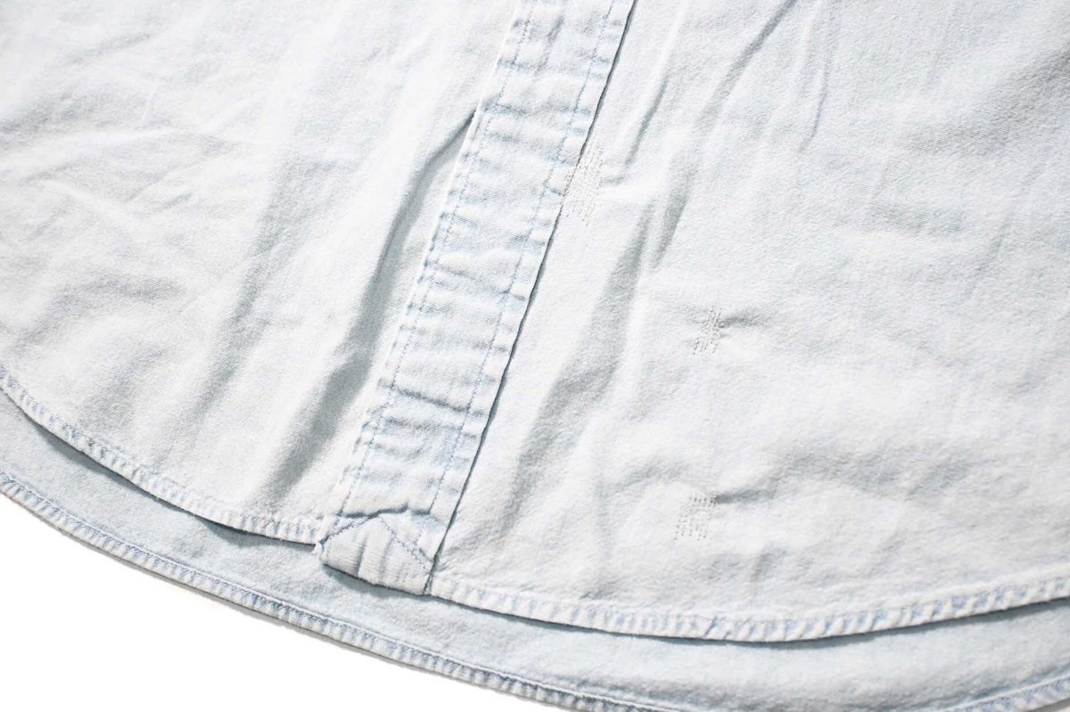 画像4: 90-00s Used Polo Ralph Lauren Dungaree Work Shirt (4)