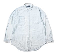 画像1: 90-00s Used Polo Ralph Lauren Dungaree Work Shirt (1)