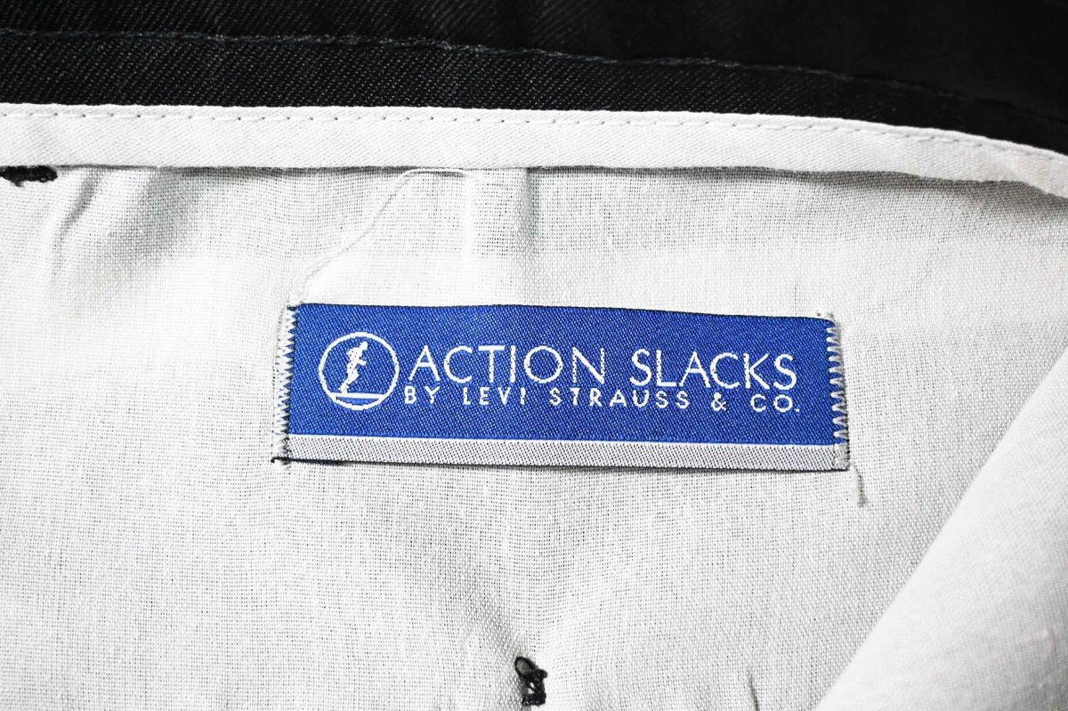 画像6: 00s Used Levi's Action Slacks Black (6)
