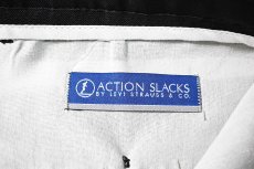 画像6: 00s Used Levi's Action Slacks Black (6)